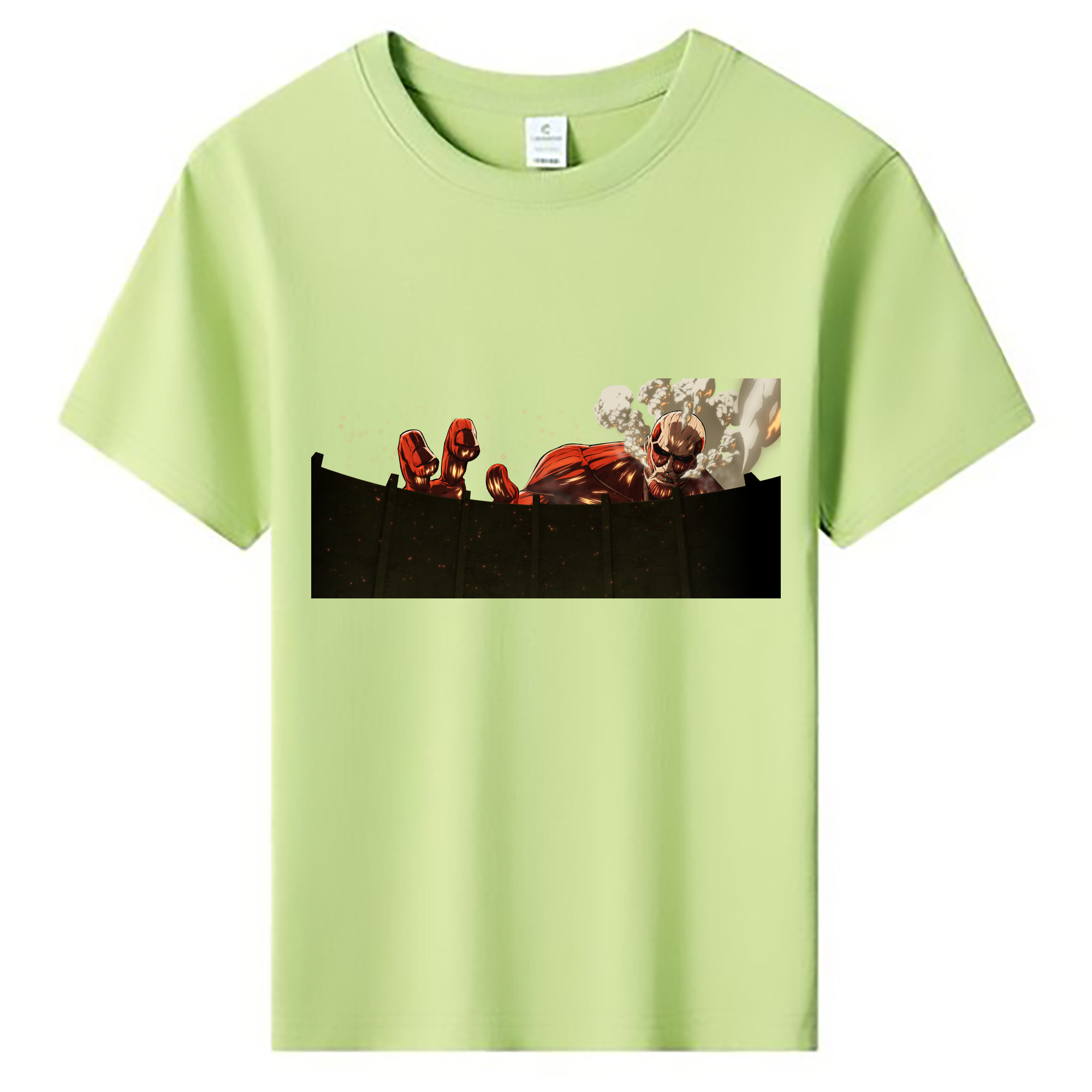 （画像用） 進撃の巨人 Attack on Titan 綿100％キッズTシャツ（フロントプリント）
